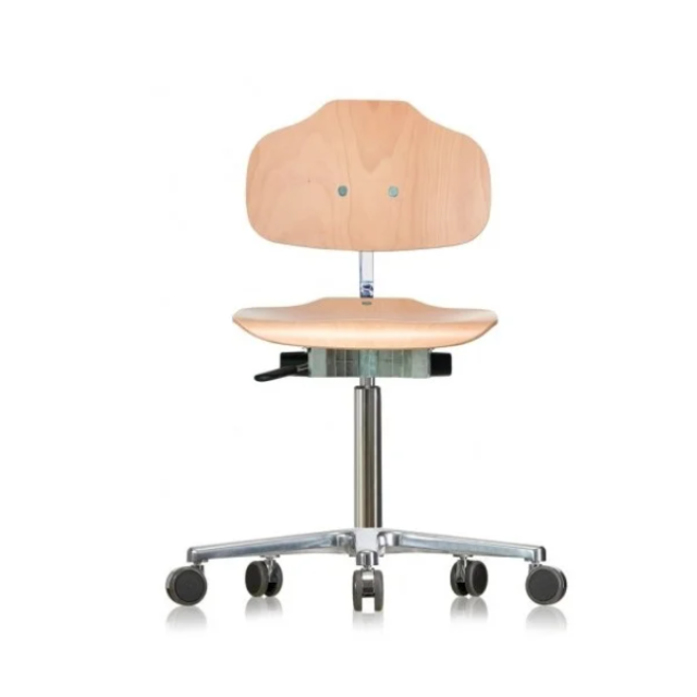 KaVo SENsit ergonomic dental-laboratory stool, natural wood