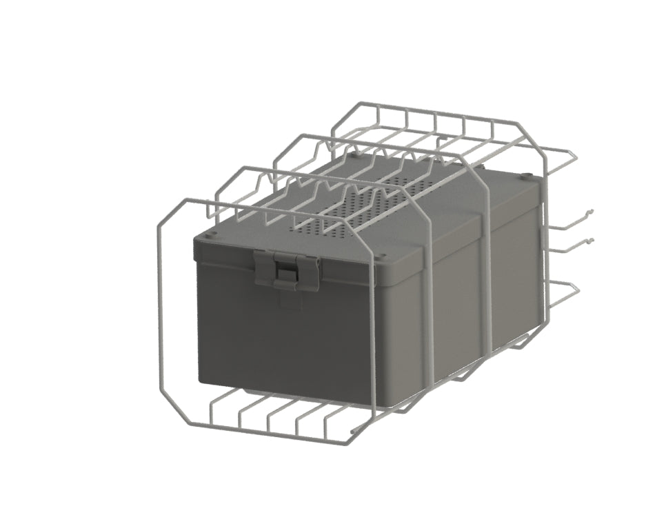 W&H rack for 6 trays or large cassettes