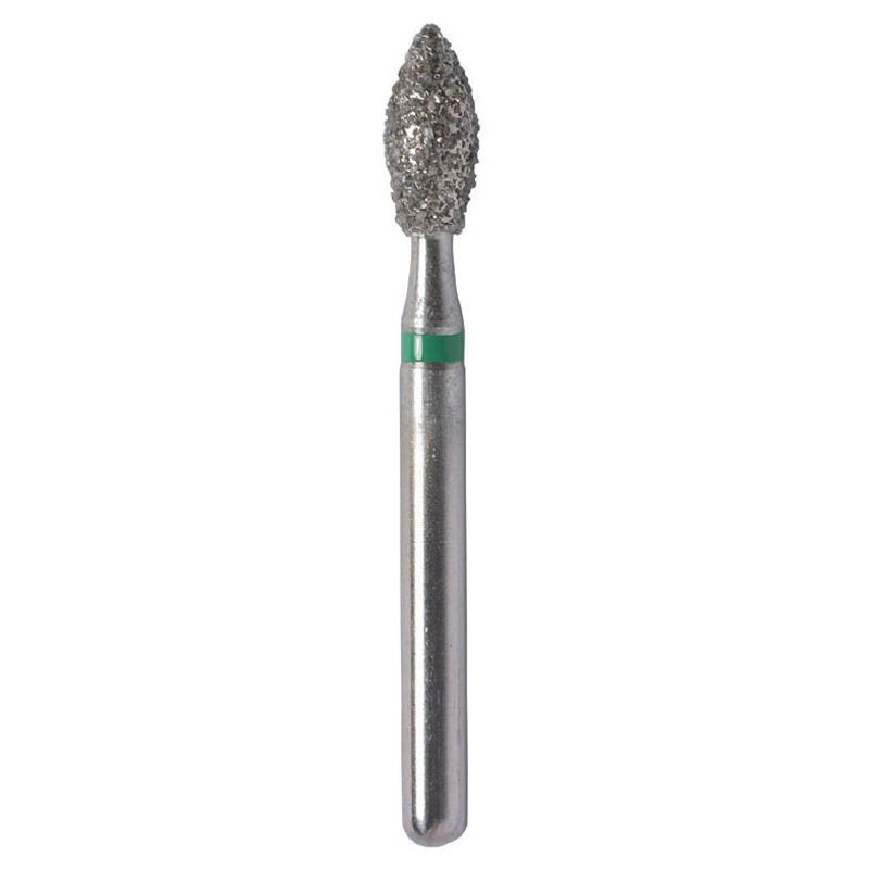 Strauss K1C coarse egg-football diamond burs 016, 6 pieces