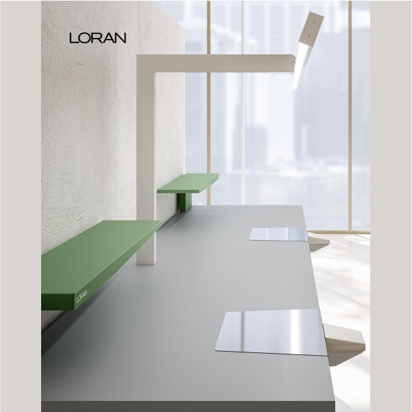 PROF dental laboratory bench, 2 workstations, L2266 × D640 × H900 mm