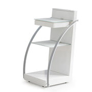 Loran LUNA mobile dental cart with 2 shelves and 2 sockets