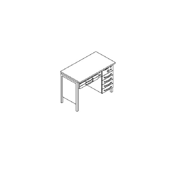 Loran MAESTRO dental laboratory workstation for 1 operator, 1175 × 640 × 900 mm
