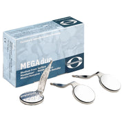 MEGAduo FS Rhodium double-sided mouth mirrors, 6 pieces