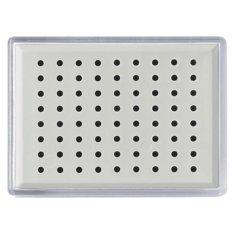 Euronda Monoart FG72 sterilizable bur stand, 72 holes