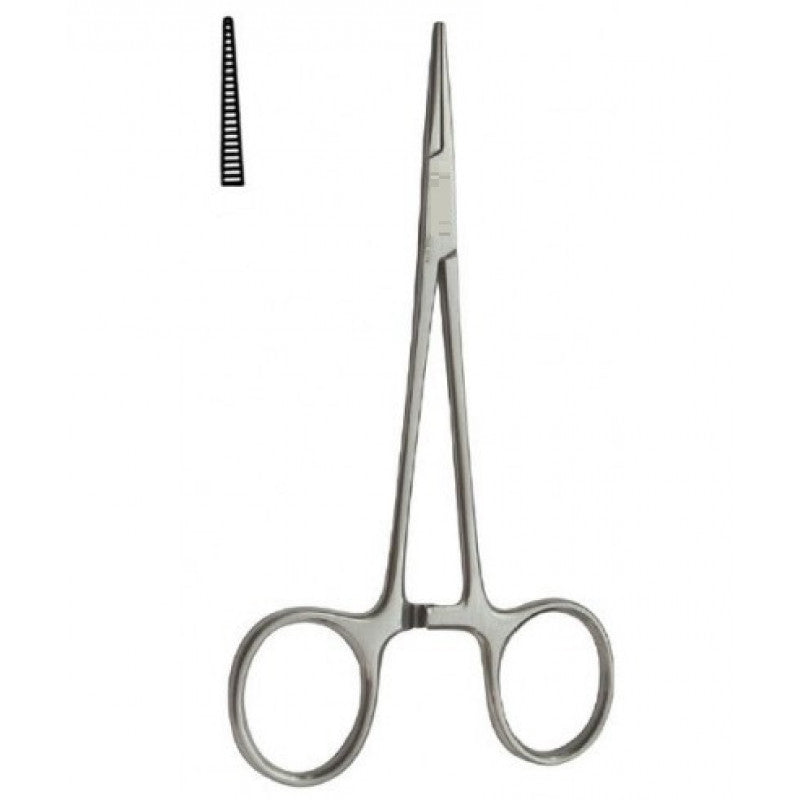 SSMEDIDENT straight mosquito clamp, 14 cm
