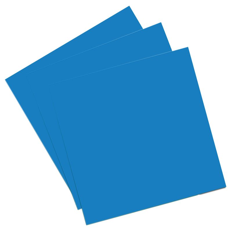Dentech latex-free rubber dam sheets, blue, 20 pieces