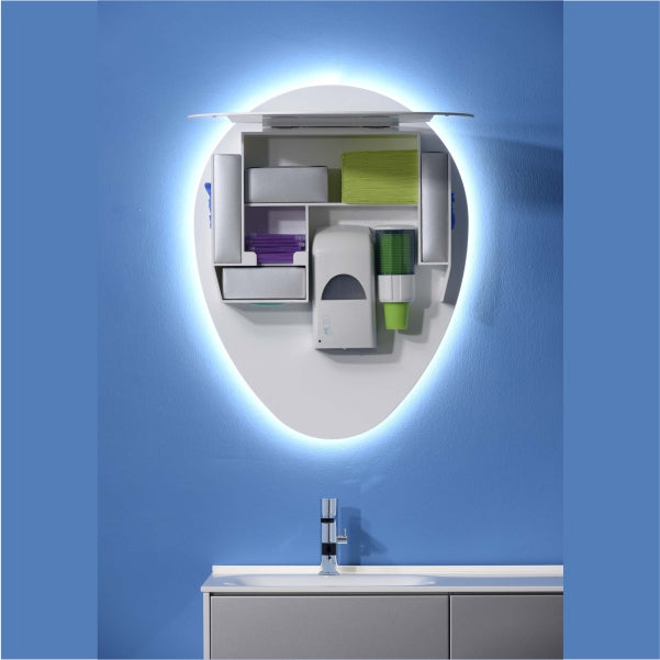 Loran NOVO LED wall-mounted hygiene module 620 × 163 × 810 mm