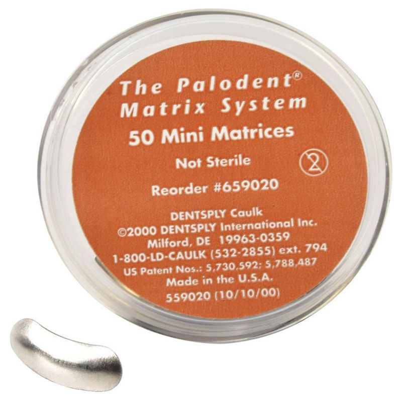 Dentsply Sirona Palodent Mini sectional matrices, 50 pcs