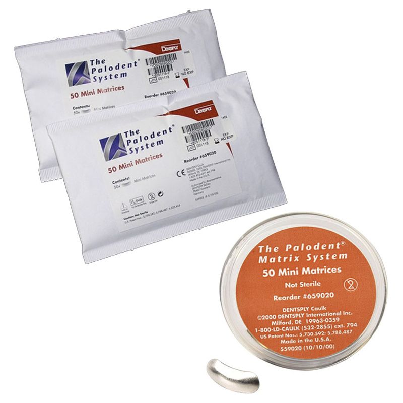 Dentsply Sirona Palodent Mini sectional matrices, 50 pcs