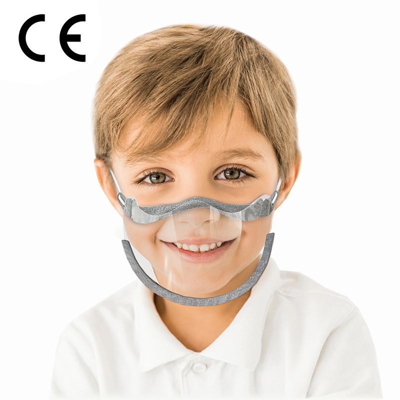 Cerkamed Kids Shield children's transparent masks, 2 pcs