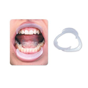 Premium Plus disposable intraoral lip retractor, adult, white