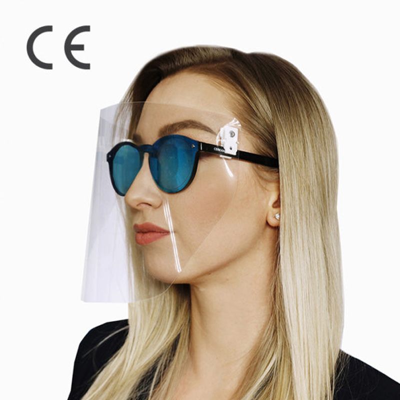 Cerkamed Visor for Glasses protective visor plates, 2 pieces