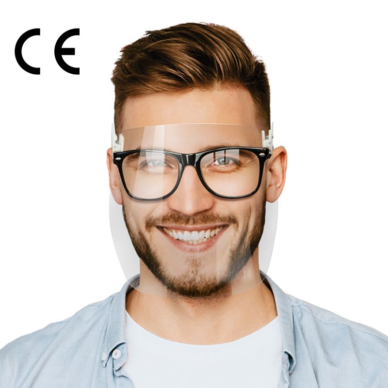 Cerkamed Visor for Glasses protective visor plates, 2 pieces