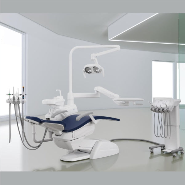 Castellini PUMA Eli R dental unit with upper instrument delivery