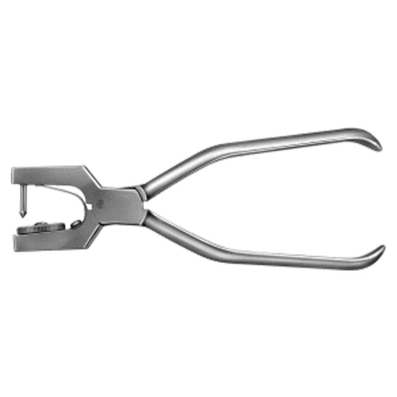 Dentech rubber-dam punch, 153 × 70 mm