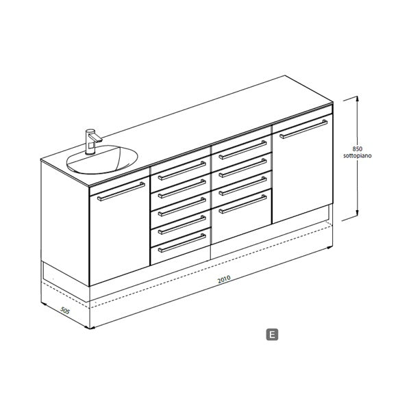 Loran PURA Studio composition E dental furniture