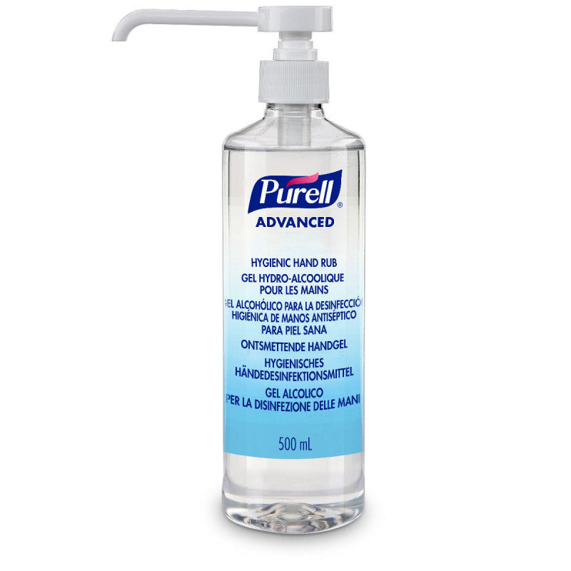 PURELL Advanced hygienic hand rub, 500 ml round bottle