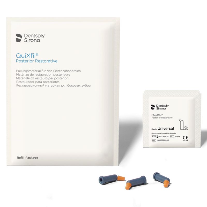 Dentsply Sirona QuiXfil posterior light-cured composite, 5 × 0.28 g