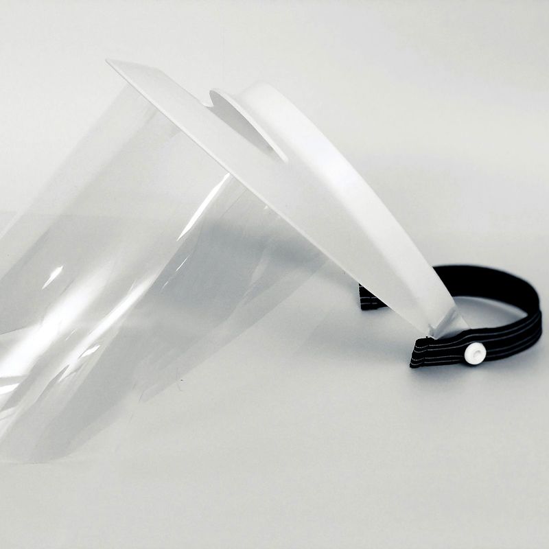 Larident R5 face shield with 6 visors