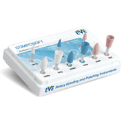 EVE Composoft RA129 three-step composite polishing kit, 9 pieces