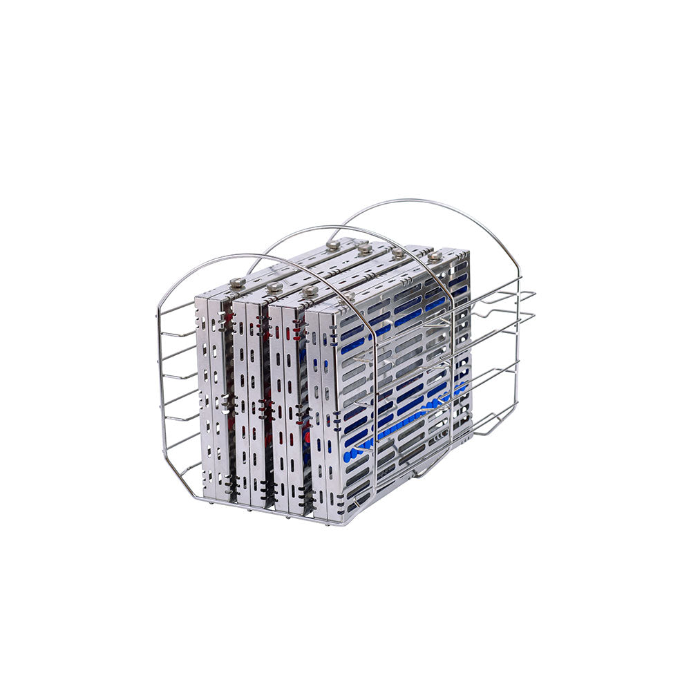 W&H rack for 3 long trays (F523211x) and 4 cassettes for Lexa