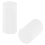 Polydentia cylindrical silicone tubes, 1 pair