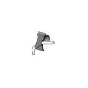 W&H black grooved spray clips for WI-75 E/KM, 3 pcs