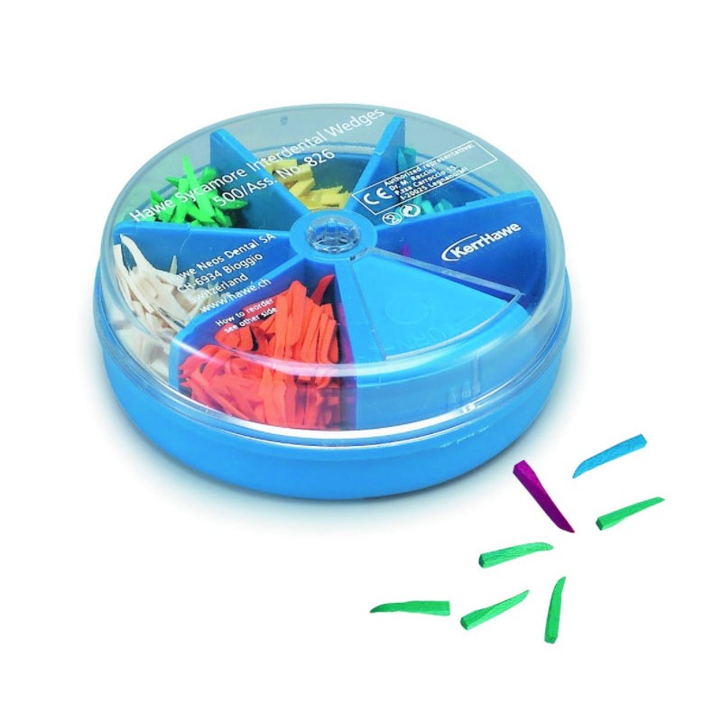 Kerr assorted wooden interdental wedges, 500 pieces