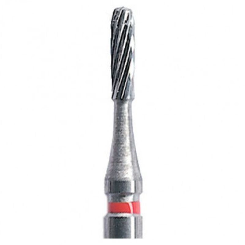 Edenta TC47L long pear carbide finishing bur 014