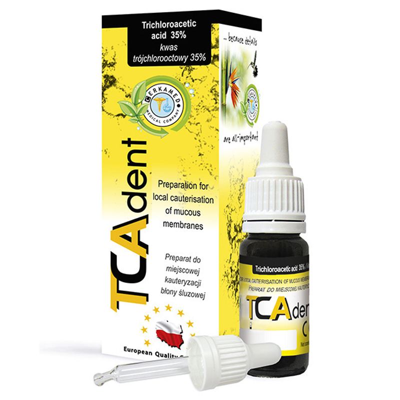 Cerkamed TCAdent 35% trichloroacetic acid solution, 10 ml