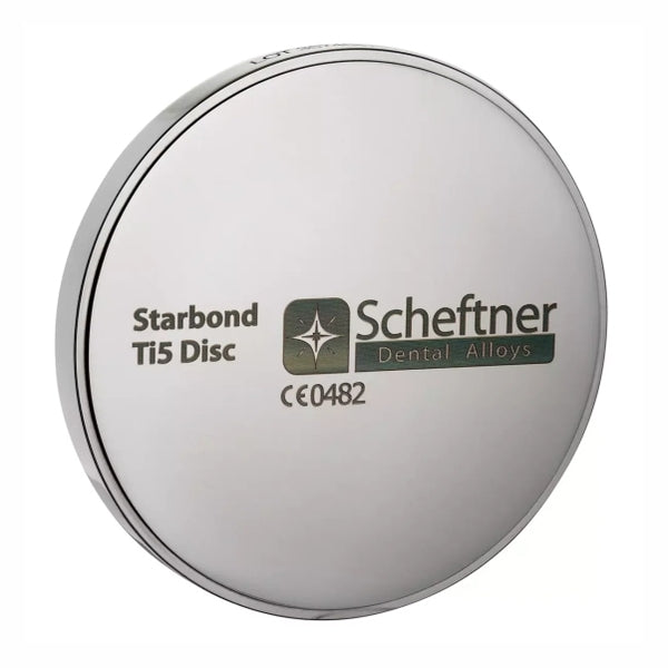 Scheftner Starbond Ti5 titanium disc Ø98.3 mm × 8 mm