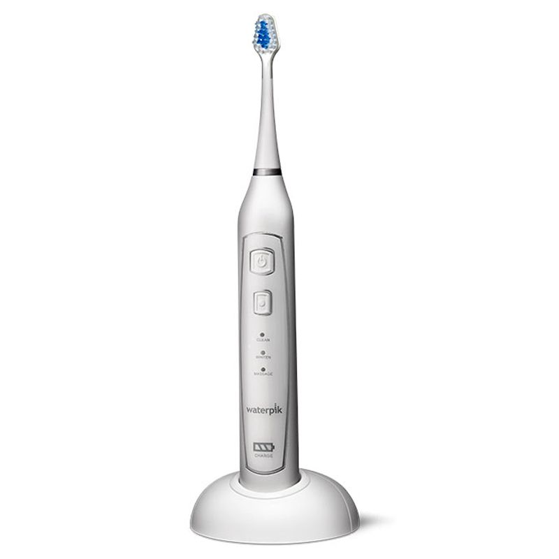 Waterpik ST-01E2 Triple Sonic electric toothbrush, white, 6-pack