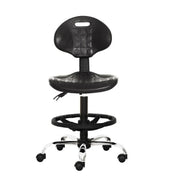 Loran TULIP RING operator stool with metal base
