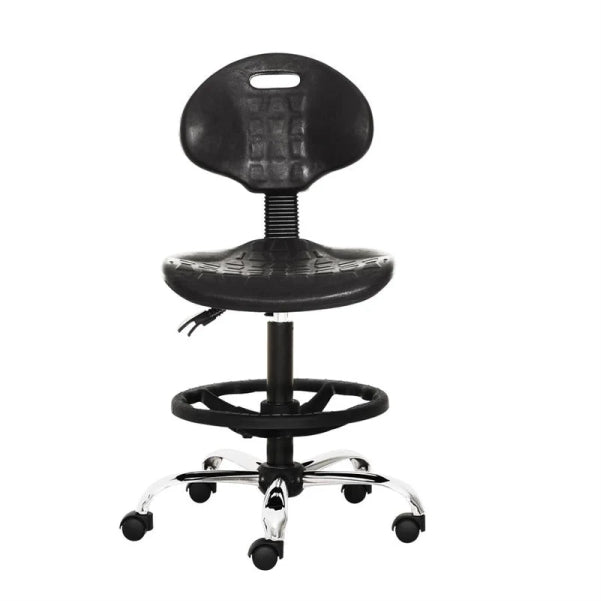 Loran TULIP RING operator stool with metal base
