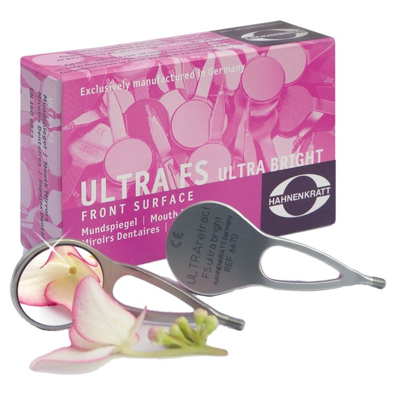 ULTRAretract FS dental mirrors Ø24 mm, 6 pcs