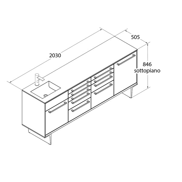 Loran VELA comp.C modular dental furniture