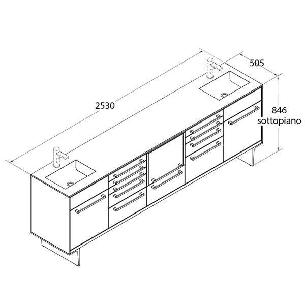 Loran VELA comp.E modular dental furniture