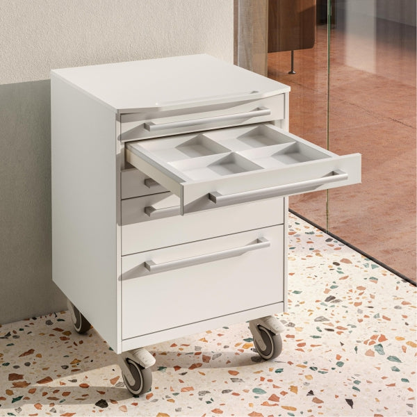 Loran VELA mobile dental cart with 5 drawers, 530 × 575 × 798 mm