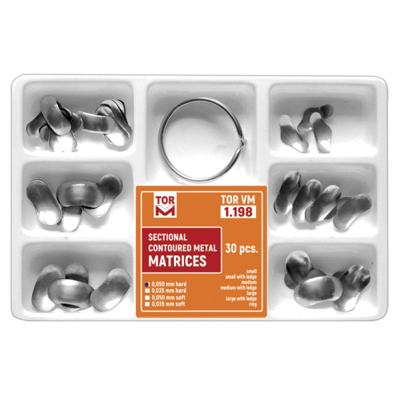 TOR VM contoured sectional matrix system, 30 pieces