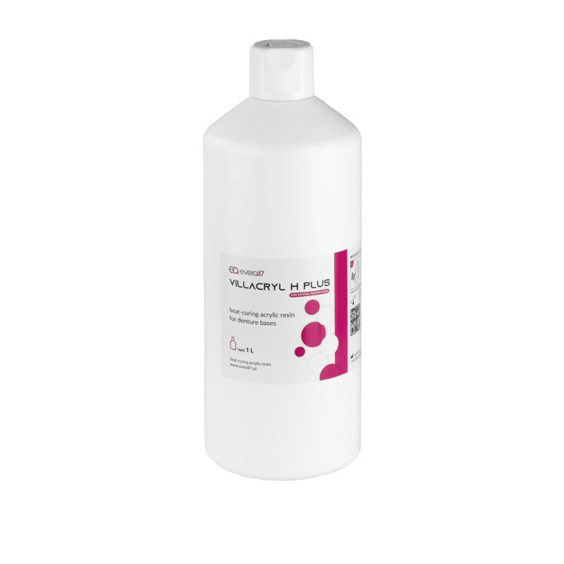Everall7 Villacryl H heat-cure acrylic liquid, 1000 ml