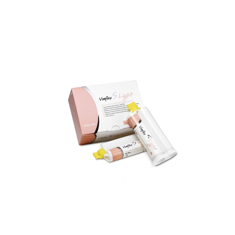 Vericom Vonflex S Light Fast impression material, 2 × 50 ml