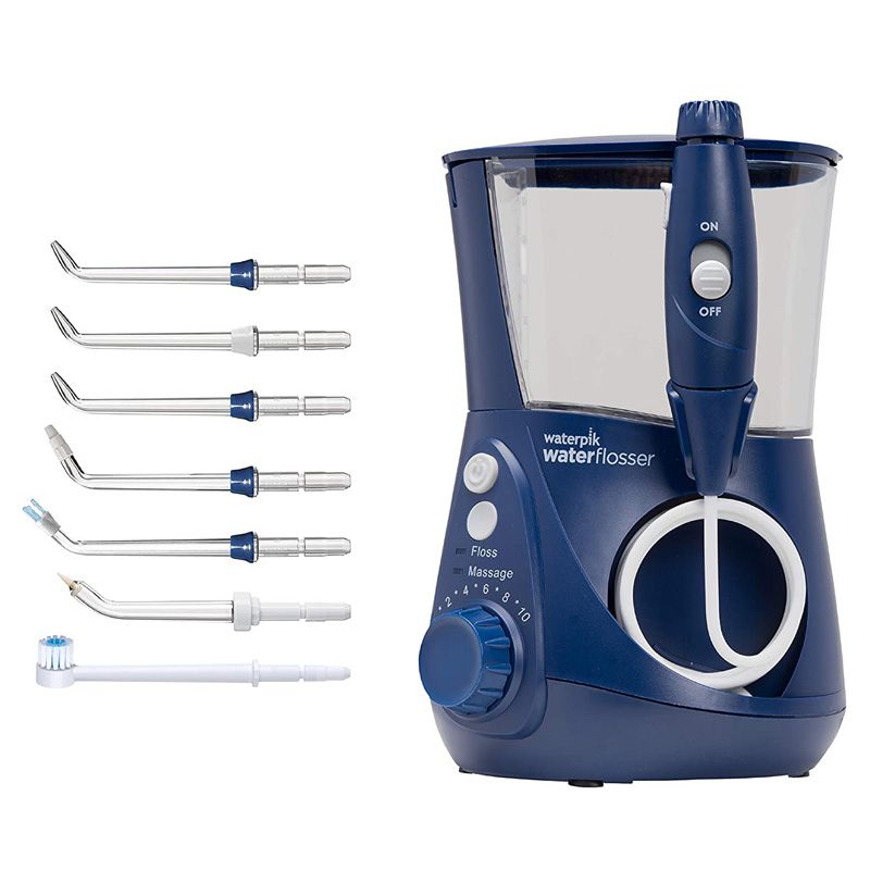 Waterpik WP-663E2 Aquarius oral irrigator, blue