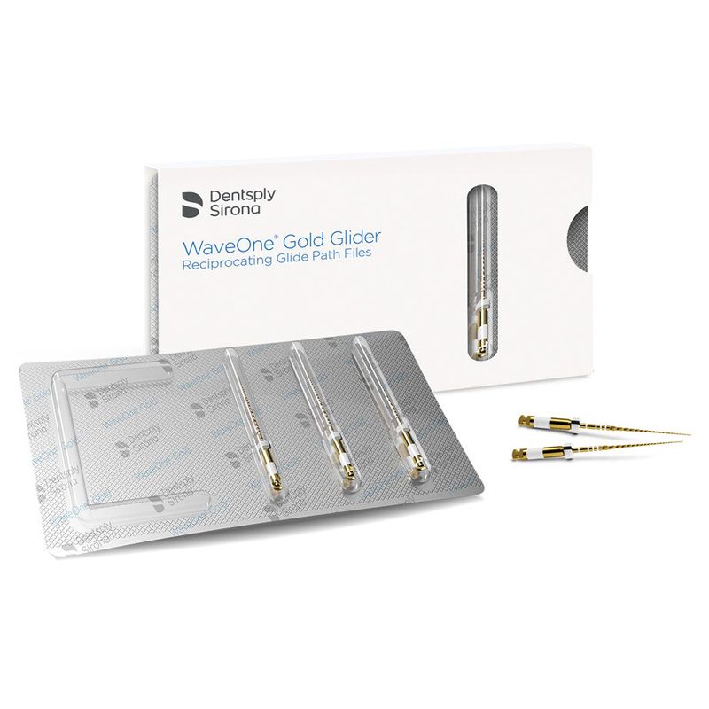Dentsply Sirona WaveOne Gold Glider, 3 pieces