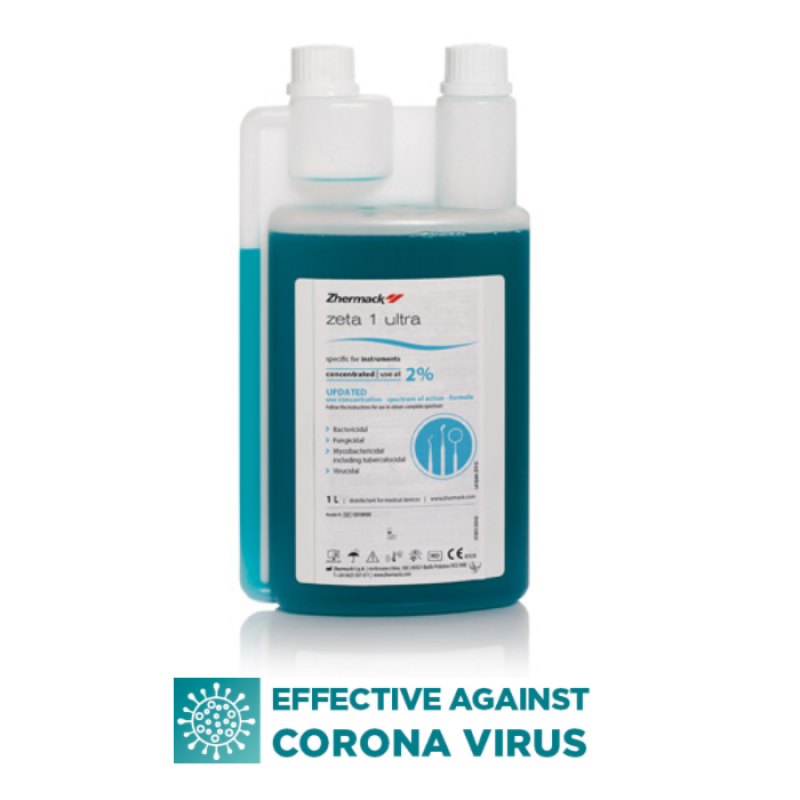 Zhermack Zeta 1 Ultra instrument disinfectant concentrate, 1 L